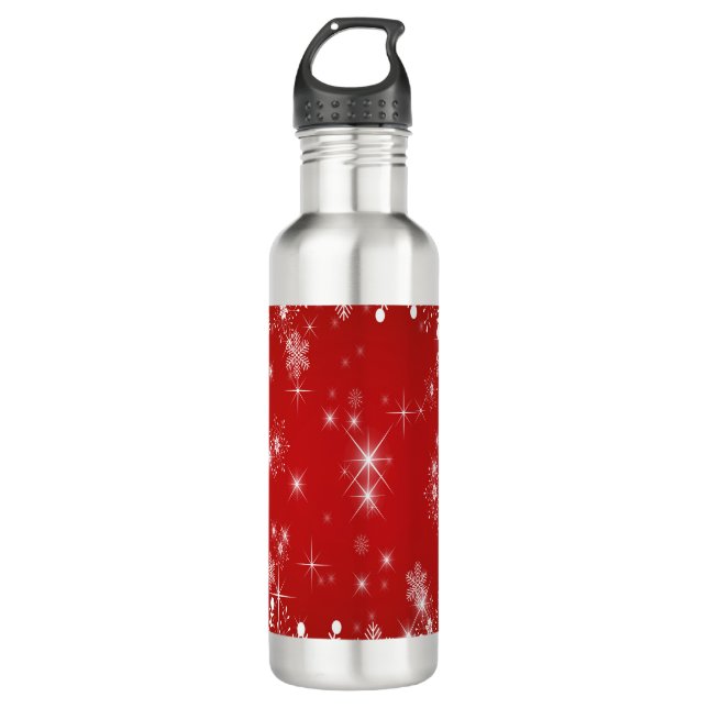 Weihnachten Edelstahlflasche (Vorderseite)