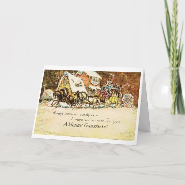 Weihnachten - Ein Wunsch für Sie, (Vorderseite)