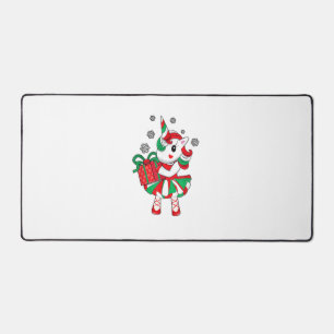 Weihnachten Einhorn Fun Girls - Kinder Snowflake U Schreibtischunterlage