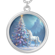 Weihnachten Einhorn und Märchenburg