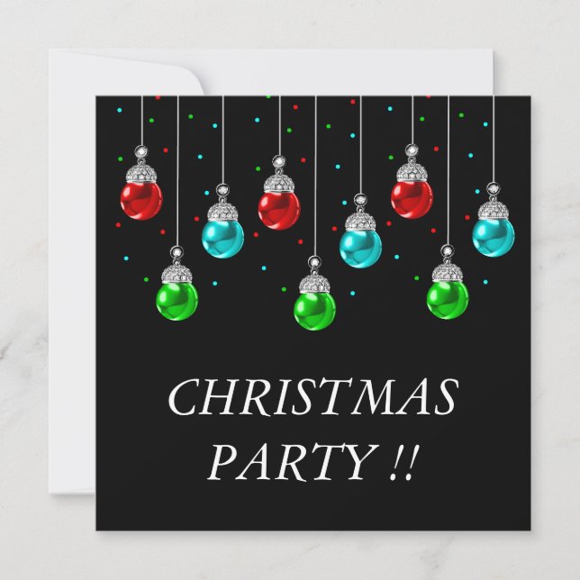 Weihnachten Einladung (Vorderseite)