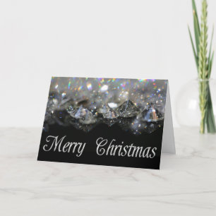 Weihnachten Elegant Black Silver Shiny Diamonds
