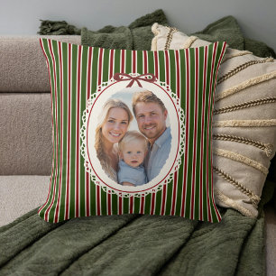 Weihnachten Elegant Oval Foto Streifen Elegant Chi Kissen