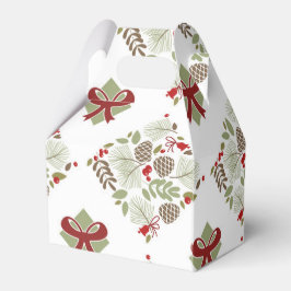 Weihnachten, elegant, Winter. Geschenkschachtel