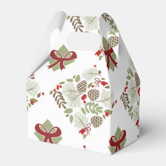 Weihnachten, elegant, Winter. Geschenkschachtel