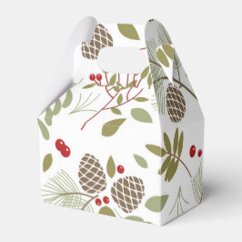 Weihnachten, elegant, Winter. Geschenkschachtel
