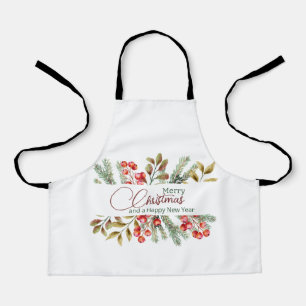 Weihnachten Elegante Wasserfarbe Schürze