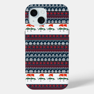 Weihnachten Eleganter Strick Muster Case-Mate iPhone Hülle