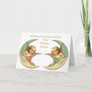 Weihnachten Engel Peace Joy Moon Religiös