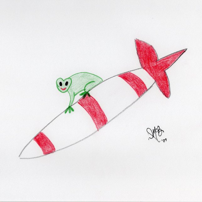 Weihnachten - Erhalten Sie sich nicht unter Rakete Karte (Von Creator hochgeladen)