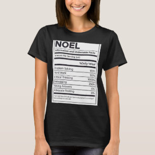 Weihnachten Ernährungsinformationen Problem lösen T-Shirt
