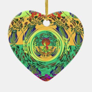 Weihnachten Essen Liebe Spielen Hakuna Matata Farb Keramikornament