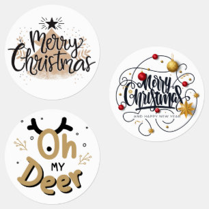 Weihnachten Etiketten