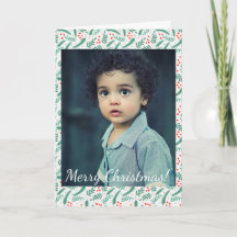 Weihnachten Evergreen Boughs und Holly Berries Fot