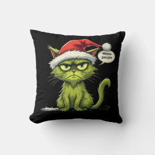 Weihnachten "Ew People" Meowy Cat Lovers Kissen