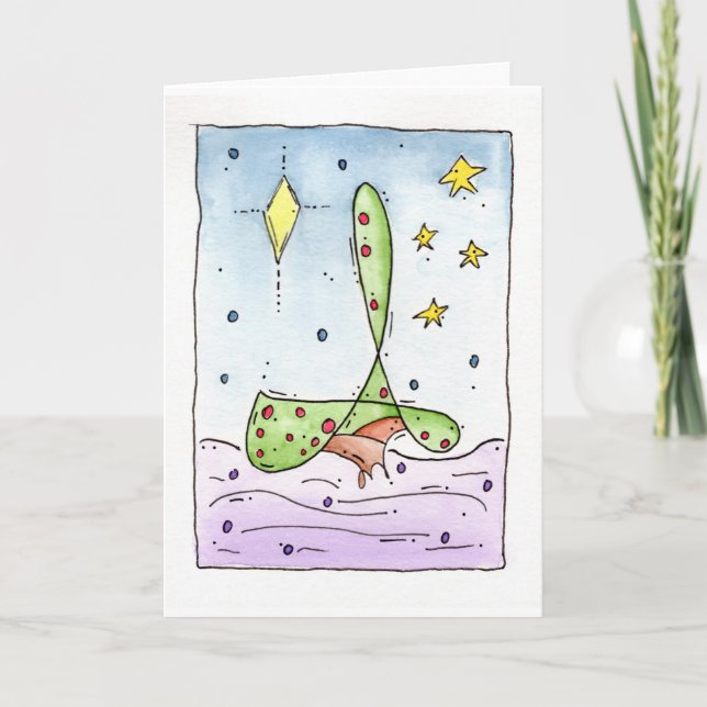 Weihnachten "Extravaganter Baum" (Vorderseite)