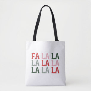 Weihnachten Fa La La La La Urlaub Xmas Lustig Tasche