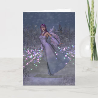 Weihnachten Fairy Greetings Card Karte