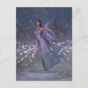 Weihnachten Fairy Postcard Postkarte