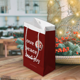 Weihnachten Familie Foto Liebe Friede Joliday Kleine Geschenktüte