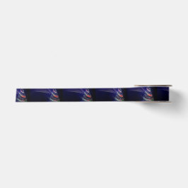 Weihnachten farbenfrohe Baum Navy Blue Rustic Feri Satinband