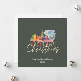 Weihnachten Farbenfrohe Winter Wunderland