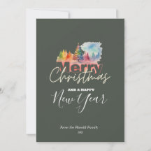 Weihnachten Farbenfrohe Winter Wunderland