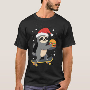 WEIHNACHTEN FAULHEIT Lustiges Weihnachten Skateboa T-Shirt