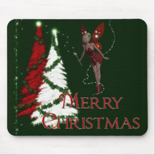 Weihnachten Fee 3 - Frohe Weihnachtsmousepad Mousepad