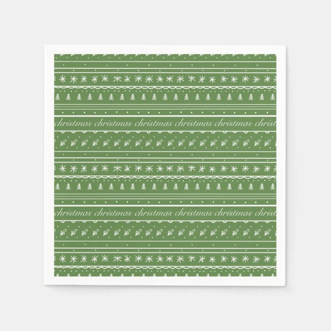 Weihnachten feiern serviette (Vorderseite)