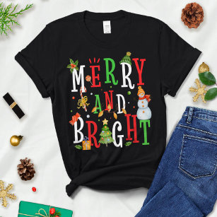 Weihnachten, Feiertag, Fröhlich und hell T-Shirt