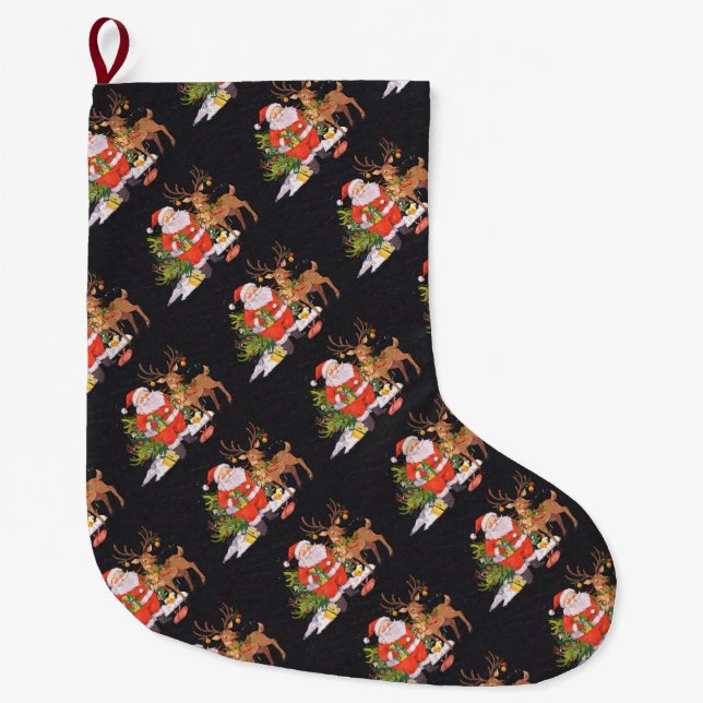Weihnachten - Feiertage Großer Weihnachtsstrumpf (Vorderseite)