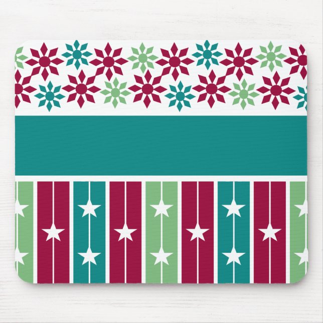 Weihnachten / Feiertage Mousepad, anpassen Mousepad (Vorne)