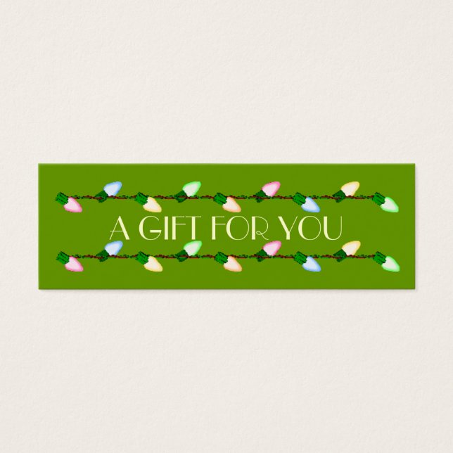 Weihnachten | Feiertagsgeschenktags (Vorderseite)