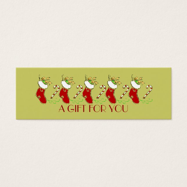 Weihnachten | Feiertagsgeschenktags (Vorderseite)