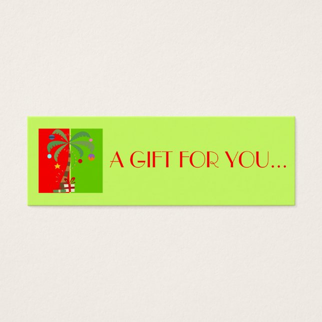 Weihnachten | Feiertagsgeschenktags (Vorderseite)