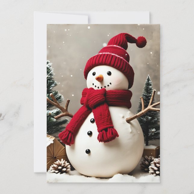 Weihnachten - Flachkarte (Vorderseite)