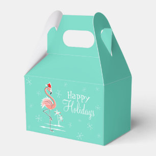 Weihnachten Flamingo Happy Holidays Gefallen Kiste Geschenkschachtel