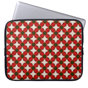 Weihnachten Fleece und Filzhintergrund verziert ge Laptopschutzhülle
