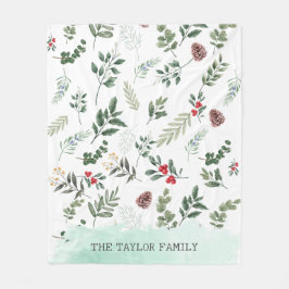 Weihnachten Fleecedecke