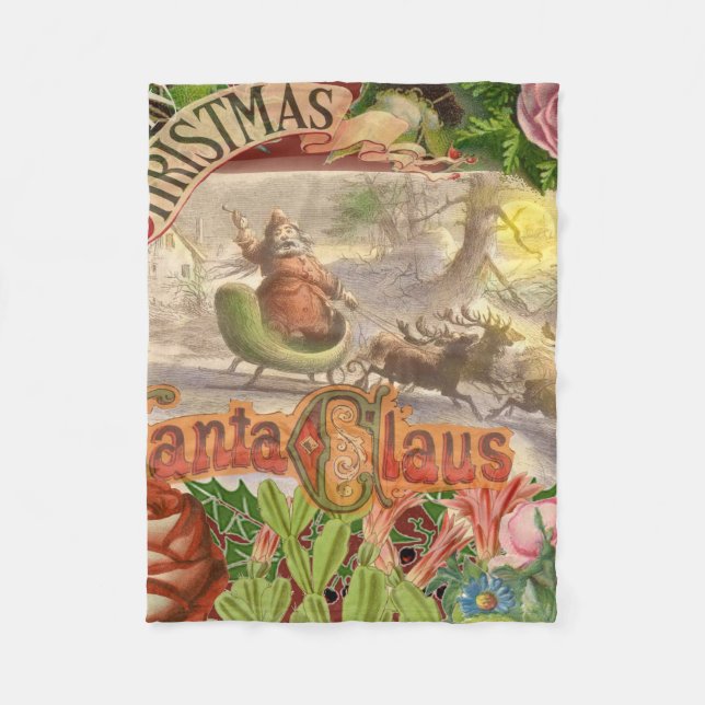Weihnachten Fleecedecke (Vorderseite)