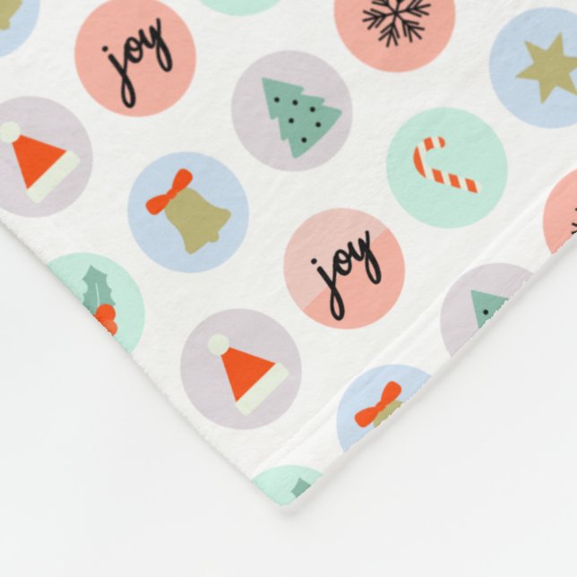 Weihnachten Fleecedecke (Ecke)