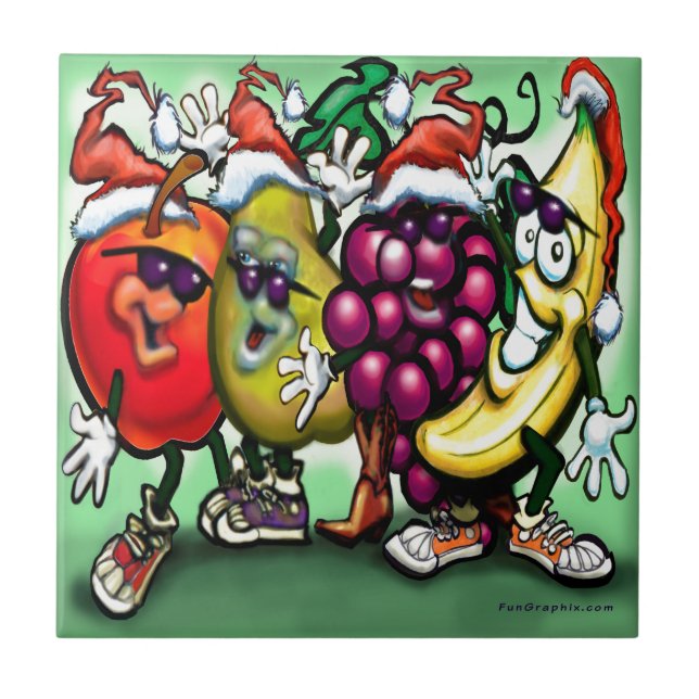 Weihnachten Fliese (Vorderseite)