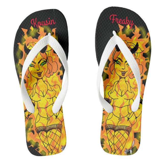 Weihnachten Flip Flops (Fußbett)