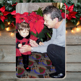 Weihnachten Foto 4 x 6 Großkinder erste Schritte Magnet