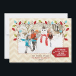 Weihnachten Foto-Karte<br><div class="desc">Personifizieren Sie mit Ihrem Foto und Namen!</div>