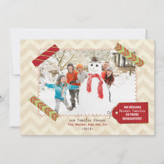 Weihnachten Foto-Karte