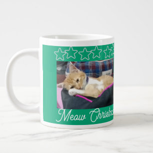 Weihnachten , Foto, Text, Backtext, austauschbar Jumbo-Tasse