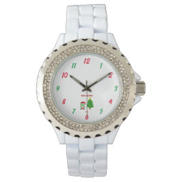 Weihnachten FrankenCheese Women's Kristall Watch Armbanduhr