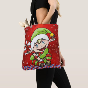 Weihnachten Frauen Tragetaschen, Elf Tasche